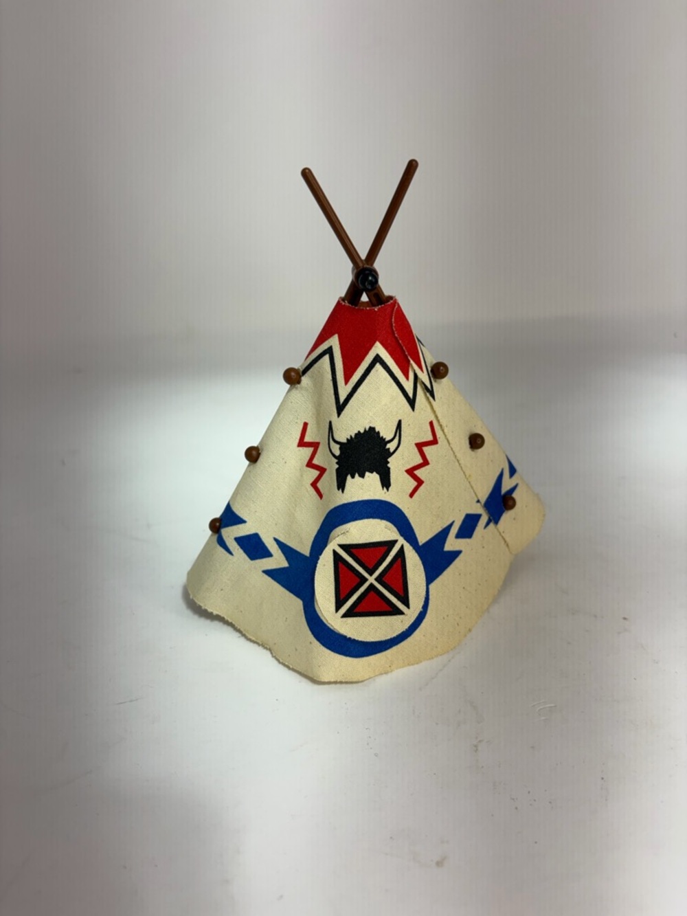 Vintage Lego Western Buffalo Canvas  Teepee With Support 6748 6766